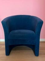 Blauw comfortabel fauteuil - 2 beschikbaar, Huis en Inrichting, Fauteuils, Stof, Zo goed als nieuw, Ophalen