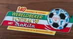 926 Makita Wereldbeker Voetbal '90 Sticker, Verzamelen, Ophalen of Verzenden, Gebruikt, Overige sporten, Poster, Plaatje of Sticker