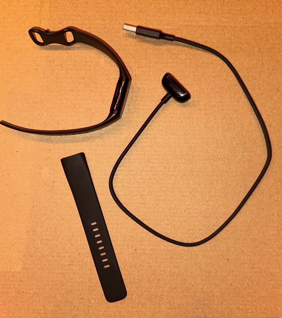 Fitbit Charge 6, Sieraden, Tassen en Uiterlijk, Activity trackers, Gebruikt, Zwart, Ophalen of Verzenden, Fitbit
