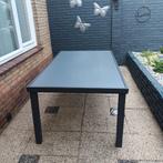 Mooie tuintafel, Ophalen, Zo goed als nieuw, Rechthoekig, Metaal