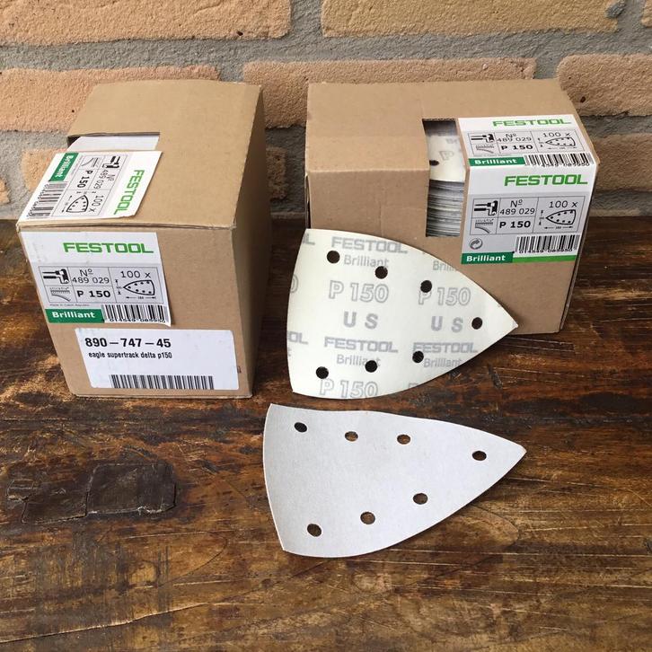 FESTOOL delta schuurpapier P150, Doe-het-zelf en Verbouw, Gereedschap | Schuurmachines, Nieuw, Overige typen, Minder dan 600 watt