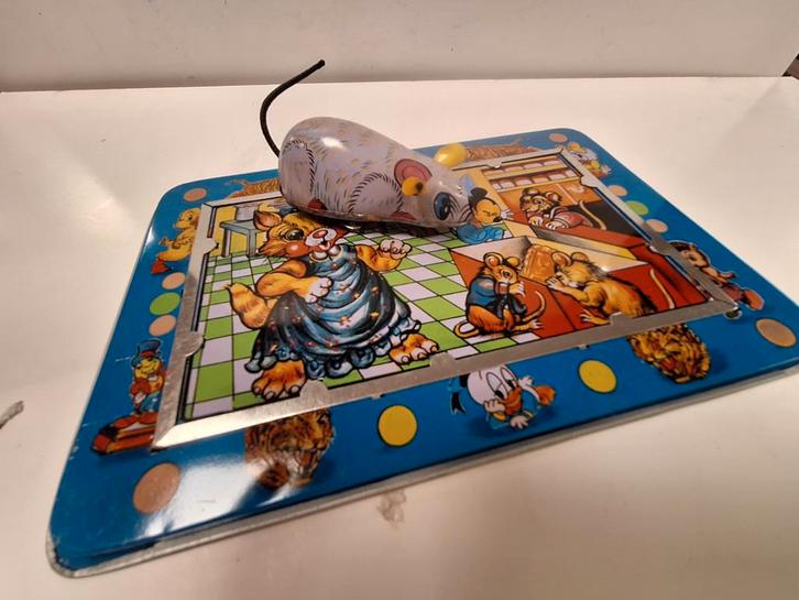 Blikken speelgoed muizen spel, Verzamelen, Overige Verzamelen, Zo goed als nieuw, Ophalen of Verzenden