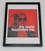 Andy Warhol, The world fascinates me., Antiek en Kunst, Kunst | Litho's en Zeefdrukken, Ophalen of Verzenden