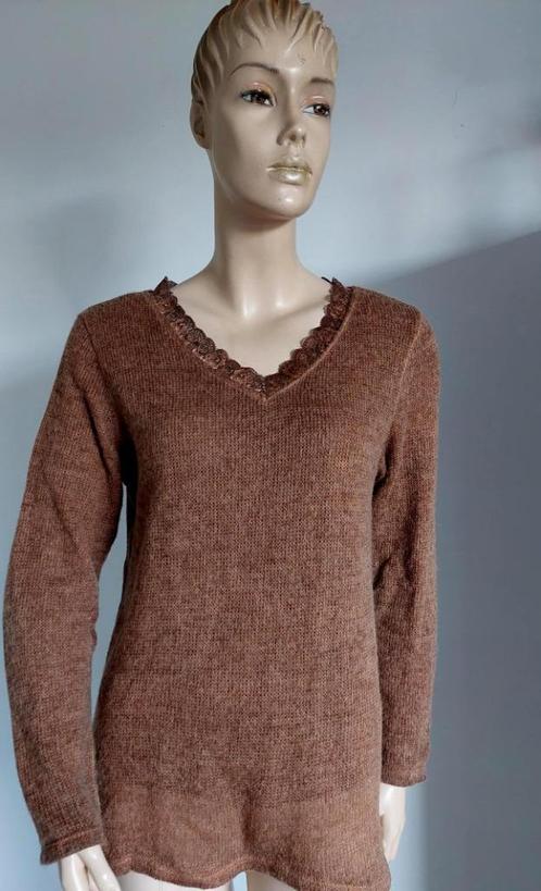Truitje maat L, Kleding | Dames, Truien en Vesten, Zo goed als nieuw, Maat 42/44 (L), Bruin, Verzenden
