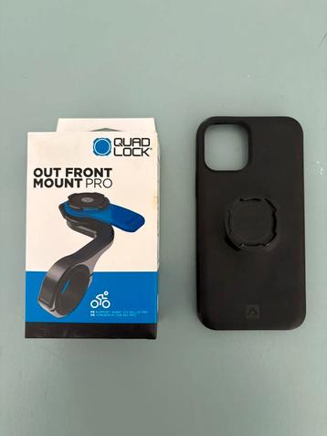 Quad Lock Out Front Mount Pro + iPhone 12 Case beschikbaar voor biedingen