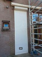 Wit elektrisch rolluik voor deur extra hoog, Doe-het-zelf en Verbouw, Rolluiken, Ophalen, Gebruikt, 200 cm of meer, Minder dan 100 cm