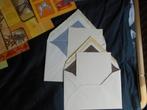 enveloppen van geschept papier 2x, Hobby en Vrije tijd, Ophalen, Nieuw, Overige thema's, Overige typen