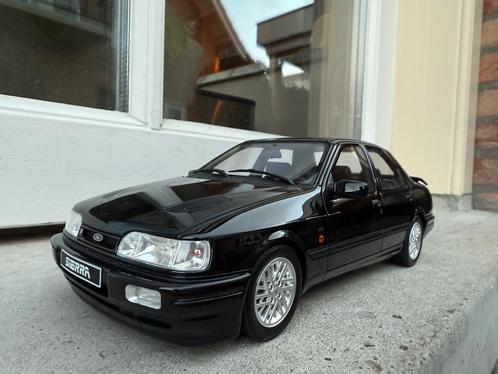 1:18 Ford Sierra RS Cosworth zwart 1992 Otto Models OT854B, Hobby en Vrije tijd, Modelauto's | 1:18, Zo goed als nieuw, Auto, OttOMobile