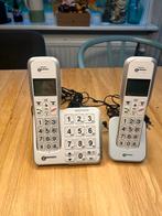 Geemarc 595-2 Seniorentelefoon - Dect Telefoon, Telecommunicatie, Ophalen of Verzenden, Zo goed als nieuw, 2 handsets