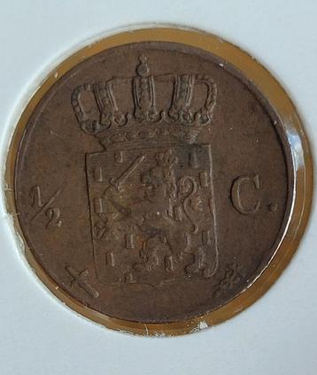 1/2 cent 1873 / halve cent 1873 - hele mooie munt beschikbaar voor biedingen