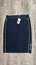 Nieuw met  kaartjes travelstof hv polo society rok navy 40, Ophalen of Verzenden, Zo goed als nieuw, Maat 38/40 (M), Blauw