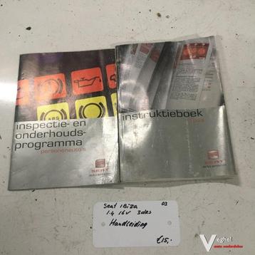 Seat Ibiza 1.4 16v  3drs 2003 Handleiding beschikbaar voor biedingen