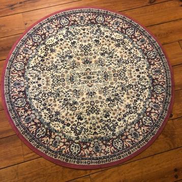 Origineel rond kleed / tapijt, super hip, vintage design! beschikbaar voor biedingen