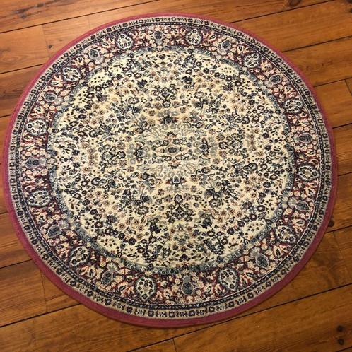 Origineel rond kleed / tapijt, super hip, vintage design!, Huis en Inrichting, Stoffering | Tapijten en Kleden, Zo goed als nieuw