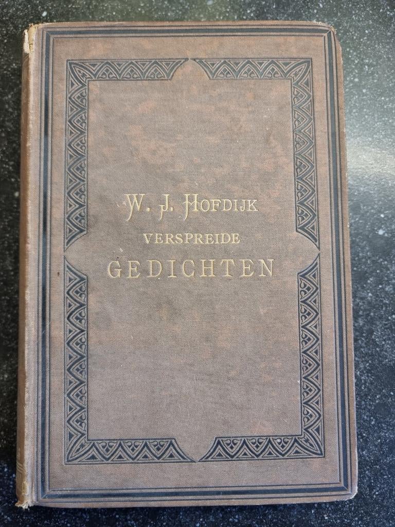 W.J. Hofdijk - Verspreide Gedichten (1859), Ophalen of Verzenden, Gelezen, W.J. Hofdijk, Eén auteur