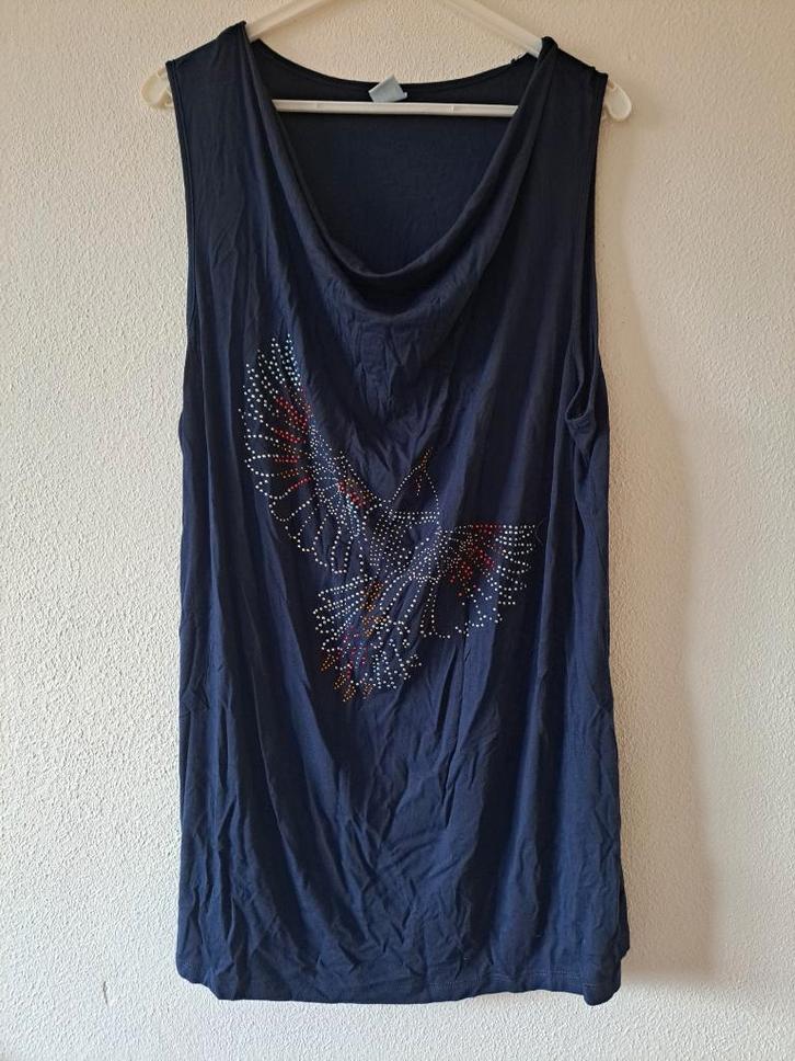 blauwe ms mode top maat XXL, Kleding | Dames, Grote Maten, Zo goed als nieuw, Shirt of Top, Blauw, Ophalen of Verzenden