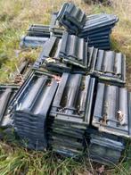 Zwarte Muldenpan., Doe-het-zelf en Verbouw, Dakpannen en Dakbedekking, Ophalen, Gebruikt, Steen of Klei, Zwart