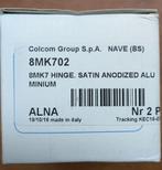 2x Colcom Glasdeurscharnier Aluminium Topkwaliteit, Doe-het-zelf en Verbouw, Hang- en Sluitwerk, Ophalen of Verzenden, Nieuw, Overige materialen