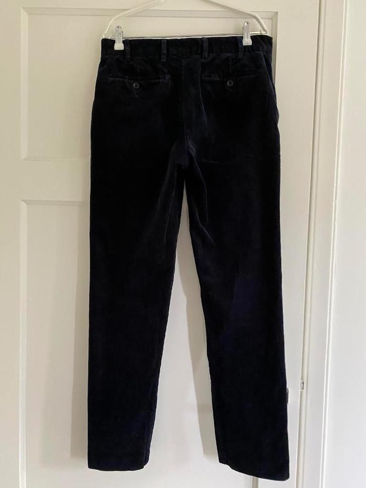 C&A mooie corduroy broek 48, Kleding | Heren, Broeken en Pantalons, Zo goed als nieuw, Maat 48/50 (M), Blauw, Ophalen