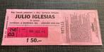 Oud Concert Kaartje JULIO IGLESIAS 14 September 1991, Eén persoon, September