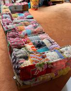 Kussenbank in patchwork stijl, Huis en Inrichting, Banken | Bankstellen, Ophalen, Gebruikt, Driepersoons, 75 tot 100 cm