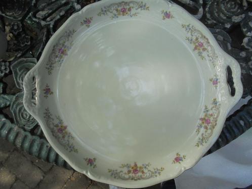Gebakschaal Hutschenreuther Bavaria Ingeborg guirlande roos, Antiek en Kunst, Antiek | Servies los, Ophalen of Verzenden