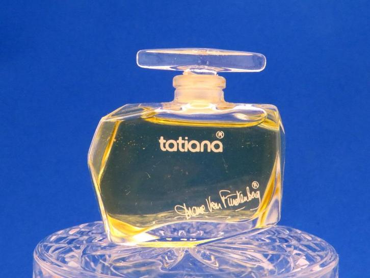 Mini - FURSTENBERG - Tatiana - 7,5ml - p - 4,5cm, Verzamelen, Parfumverzamelingen, Gebruikt, Miniatuur, Gevuld, Ophalen of Verzenden