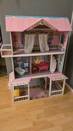 Kidkraft poppenhuis barbiehuismet meubels, Ophalen, Gebruikt, Poppenhuis