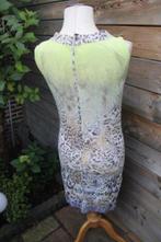 Jurk lime/ bruin Marccain mt 38/40 Vaste prijs OPRUIMING, Kleding | Dames, Maat 38/40 (M), Ophalen of Verzenden, Zo goed als nieuw