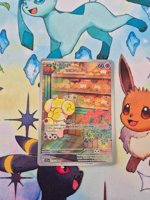 Fidough	213/198	Scarlet & Violet, Hobby en Vrije tijd, Verzamelkaartspellen | Pokémon, Zo goed als nieuw, Losse kaart, Ophalen of Verzenden