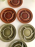 Vintage 6x zware gourmet borden, Ophalen of Verzenden