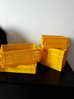 Klapkratjes okergeel/geel 11 kleine 5 grote Kwantum, Ophalen, Opvouwbaar, Minder dan 35 cm, Minder dan 50 cm