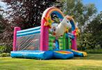 Te huur: Eenhoorn springkussen multiplay Unicorn 5,5 x 5m, Ophalen, Zo goed als nieuw, Verjaardag