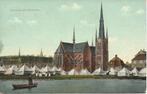 Woerden (Utr.) Zicht op R.K. Bonaventurakerk, Volk, gelopen, Verzenden, Voor 1920, Gelopen, Utrecht