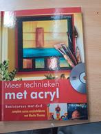 Meer technieken met acryl - Martin Thomas (incl. DVD), Ophalen of Verzenden, Zo goed als nieuw, Schilder- en Tekenkunst, Martin Thomas