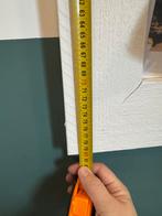 Groot wit prikbord met steigerhout rand 80x250cm, Ophalen of Verzenden, Gebruikt, Overige typen