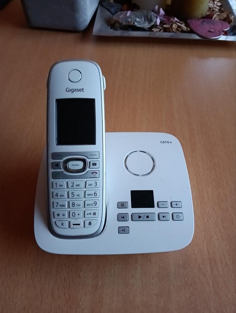 Gigaset C610A basis met antwoord apparaat (wit), Telecommunicatie, Vaste telefoons | Handsets en Draadloos, Ophalen of Verzenden