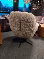 Fluffy fauteuil "Hugo" doodle stof, Huis en Inrichting, Fauteuils, Ophalen of Verzenden