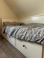 Hemnes bed IKEA, Huis en Inrichting, Ophalen, Eenpersoons, Wit, Bed bank