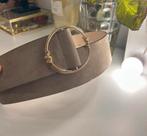 H&M Bruine Suède Riem met Gouden Gesp - Nieuw, Kleding | Dames, Riemen en Ceinturen, 80 tot 90 cm, Verzenden, Echt leder, Nieuw