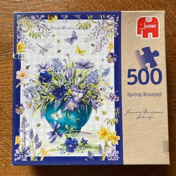 Jumbo puzzel - Spring Bouquet - Janneke Brinkman (500pcs) beschikbaar voor biedingen