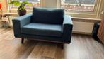 Wehkamp Torino loveseat blauw, Huis en Inrichting, Banken | Sofa's en Chaises Longues, Ophalen, Hout, Gebruikt, Tweepersoons