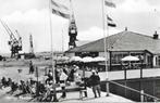 DELFZIJL Paviljoen kranen scheepvaart haven havengezicht, Verzenden, 1940 tot 1960, Gelopen, Groningen