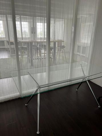 Glazen tafel 180x90x75 beschikbaar voor biedingen