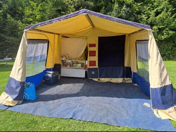 Mooie Vouwagen Jamet Liberty , 2 persoons, snel openklappen, Caravans en Kamperen, Vouwwagens, Jamet, tot en met 4, Ophalen