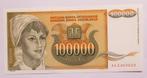 Joegoslavië 100.000 Dinara 1993, Postzegels en Munten, Bankbiljetten | Europa | Niet-Eurobiljetten, Verzenden, Joegoslavië