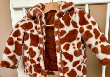 Netjes warme bont jas voor kids maat 98 / 104 beschikbaar voor biedingen