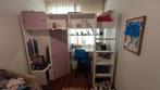 Parisot mademoiselle hoogslaper met bureau en kast, Kinderen en Baby's, Kinderkamer | Stapelbedden en Hoogslapers, Ophalen of Verzenden