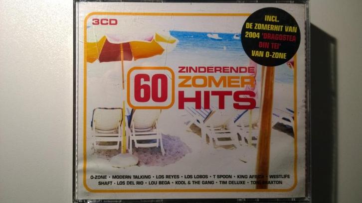 60 Zinderende Zomer Hits (3 CD), Cd's en Dvd's, Cd's | Verzamelalbums, Zo goed als nieuw, Pop, Ophalen of Verzenden