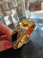 Vintage Toledo Damascene Spaanse Armband, Sieraden, Tassen en Uiterlijk, Antieke sieraden, Ophalen of Verzenden, Overige materialen